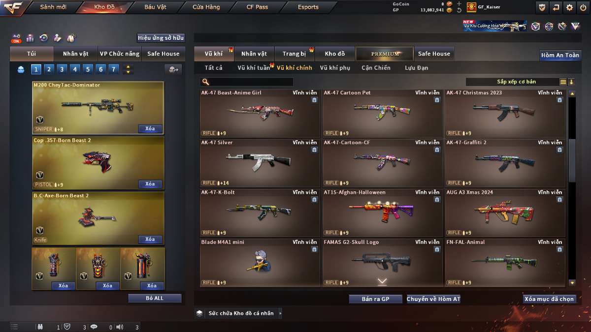 shop acc cf uy tin gia re